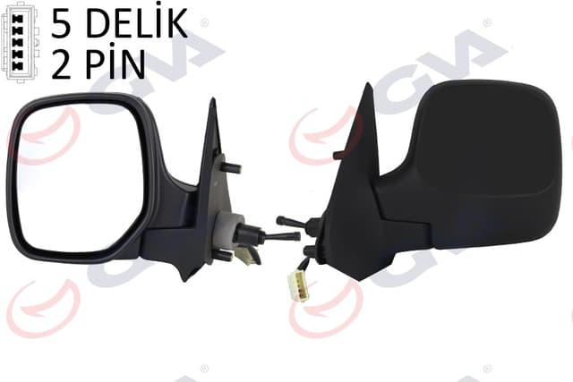 GVA DIŞ DİKİZ AYNASI SOL BERLINGO-PARTNER 97 MEKANİK ISITMALI KONVEKS 2 FİŞ VM-118NL 8148.PL-8148.NZ-8153.HN OEM: 8148.PL-8148.NZ-8153.HN - GVA 1045103 kodlu oto yedek parça