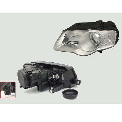 GVA FAR SİNYAL SOL PASSAT 03/05-11/10 ELEKTRİKLİ H7 H7 x OEM: 3C0941005M-3C0941005AA-3C0941005J - GVA 2075011 kodlu oto yedek parça