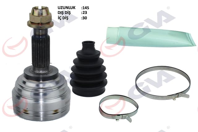 GVA AKS KAFASI DIŞ ÖN MEGANE II 02-08 -LOGAN 04-12 1.4/1.6 16V-1.5 DCİ AUTO/MAN 23x30x49 145mm OEM: 391018983R-391000153R-391015451R - GVA 4411000K kodlu oto yedek parça