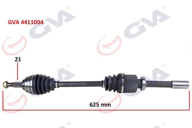 GVA KOMPLE AKS SAĞ MEGANE II 1.6 16V 03-08 804mm AUTO. OEM: 8200613828-7711135775-8200167554 - GVA 4411004 kodlu oto yedek parça