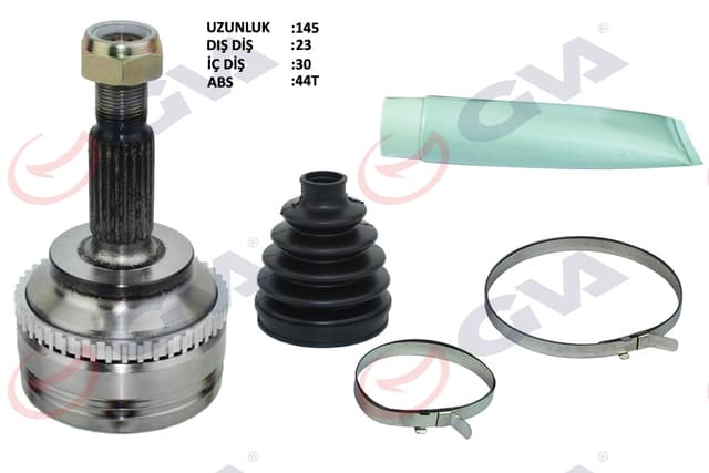 GVA AKS KAFASI DIŞ ÖN CLIO SYMBOL THALIA 1.5 DCİ 08- ABSL Lİ 44DİŞ 23x30x57.5 145mm OEM: 8201187708-8200749390 - GVA 4414200K kodlu oto yedek parça