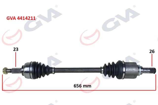 GVA KOMPLE AKS SOL SYMBOL-THALIA/LOGAN II 1.5 DCI 12- ABS LI OEM: 391014946R - GVA 4414211 kodlu oto yedek parça