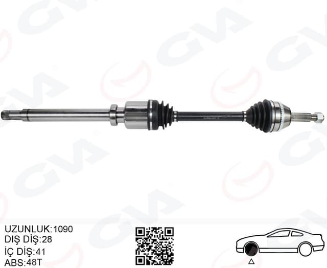 GVA ÖN AKS KOMPLE SAĞ FORD TRANSIT V347 2.2TDCI 115PS -140PS 07 11 8C113B436AD-CC113B436BB-1512911 OEM: 8C113B436AD-CC113B436BB-1512911 - GVA 4432000 kodlu oto yedek parça