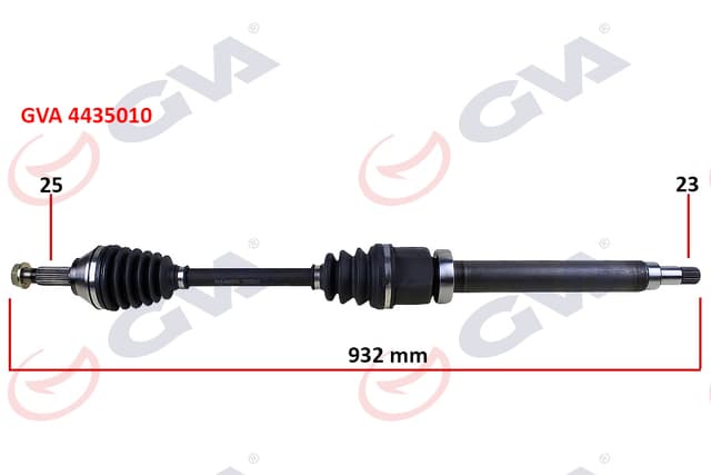 GVA ÖN AKS KOMPLE SAĞ FORD FOCUS I 1.4 16V-1.6 16V-1.8 16V-1.8TDCI 98 04 934MM OEM: XS4W3B436DB-1420536-1602942 - GVA 4435010 kodlu oto yedek parça