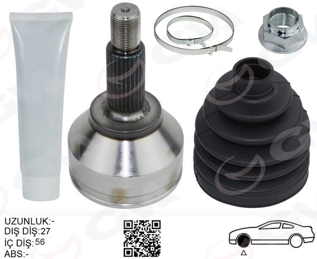 GVA ÖN AKS KAFASI DIŞ SAĞ-SOL MONDEO III 2.0TDCI-2.0 BENZ. 00 07 1S7W3B413DA-4106372 OEM: 1S7W3B413DA-4106372 - GVA 4437004K kodlu oto yedek parça