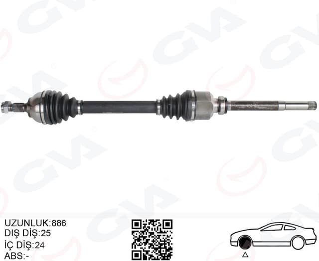 GVA KOMPLE AKS ÖN SAĞ PSA 301 1.6 HDI 100 PS EURO 6 18- OEM: 1613396080-9812035480 - GVA 4443314 kodlu oto yedek parça