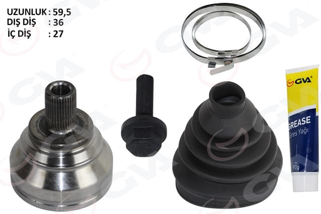 GVA AKS KAFASI DIŞ CADDY-PASSAT-TIGUAN 2.0 TDİ 15- CUUF-DFSC-DFSF-CUUD-DFSD-CUUB-DFSB-CUUE-DFSE 2.0 TDİ OEM: 1K0498099G - GVA 4475290K kodlu oto yedek parça