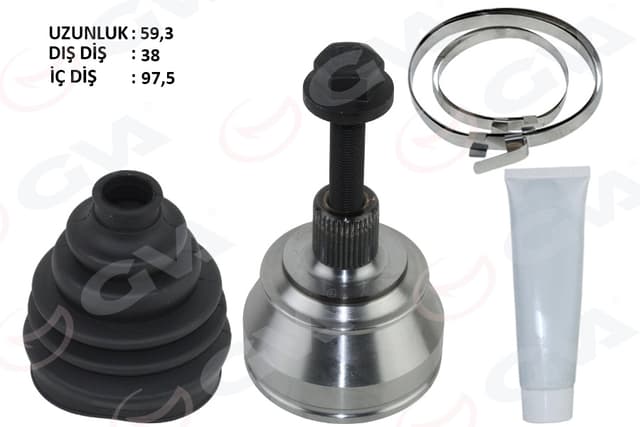 GVA AKS KAFASI DIŞ A6 2.0 TDİ 05- BLB-BRE 2.0 TDİ 4F0498099A-4E0407305D OEM: 4F0498099A-4E0407305D - GVA 4475292K kodlu oto yedek parça