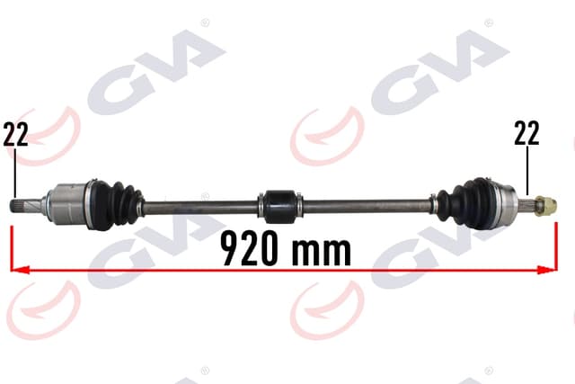 GVA KOMPLE AKS SAĞ OPEL CORSA D 1.0-1.2-1.4 07-14 -CORSA E 15 -ADAM 13 920mm 374788-13149829 OEM: 374788-13149829 - GVA 4490235 kodlu oto yedek parça
