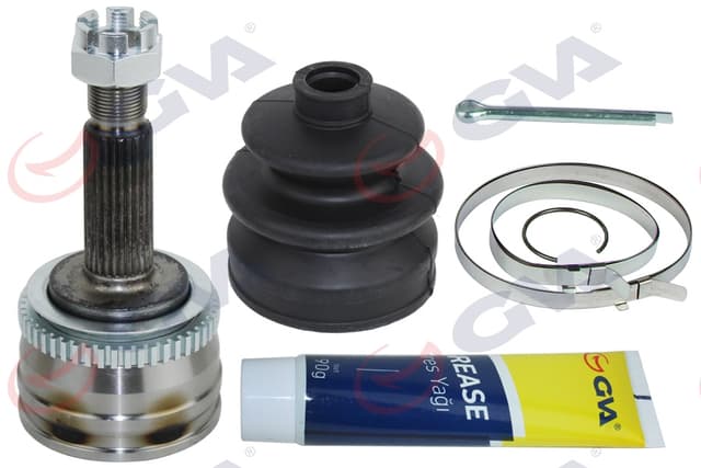 GVA AKS KAFASI DIŞ ÖN ACCENT ERA 1.4GL-1.6 GLS 06-12 ABS Lİ 48DİŞ 25x22x52.5 153mm OEM: 495001C252-495001C260 - GVA 4491005K kodlu oto yedek parça