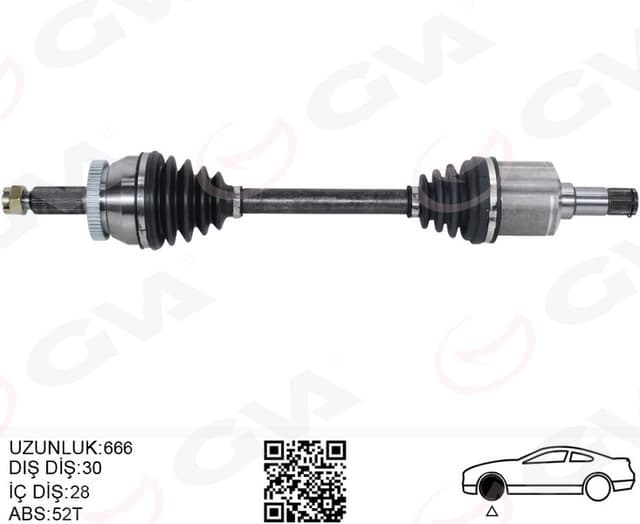 GVA KOMPLE AKS ÖN SOL ABSLI HYUNDAI SANTA FE CM 2.2 CRDI A-T 06-12 495002B350-495002B010-495002B360 OEM: 495002B350-495002B010-495002B360 - GVA 4491215 kodlu oto yedek parça