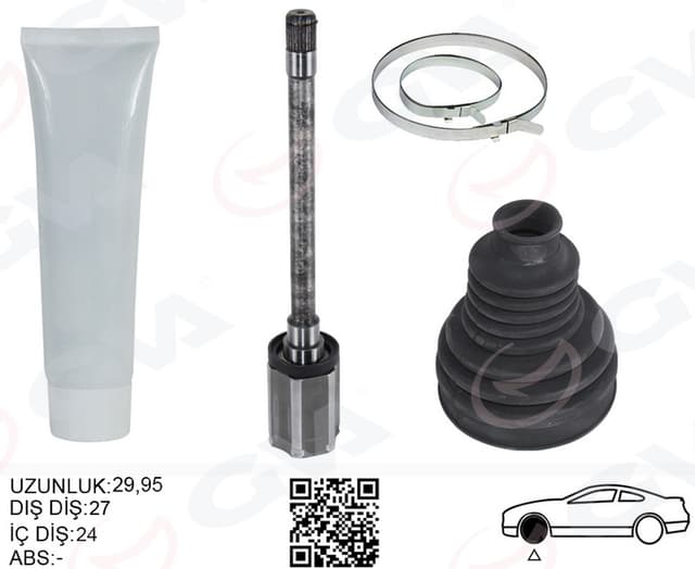 GVA AKS MILI ÖN İÇ SAĞ BMW F10 F12 F13 F06 xDrıve SANZIMAN TARAFI UZUNLUK- 485MM OEM: 31607618680-31607593044 - GVA 4499114 kodlu oto yedek parça