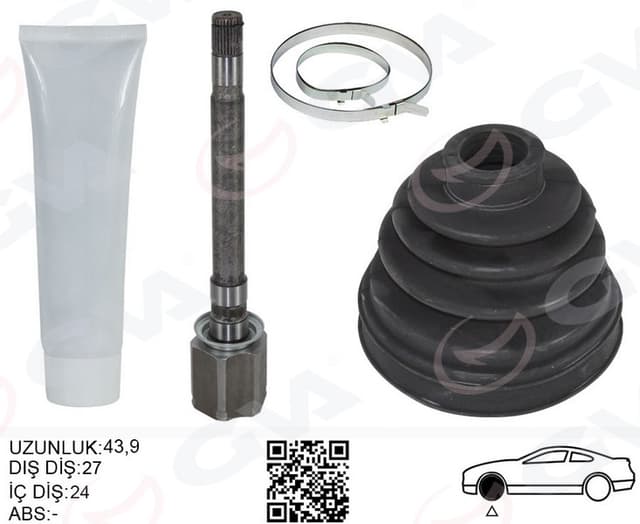 GVA AKS MILI ÖN SAĞ DISCOVERY 3 L319 DISCOVERY 4 L319 R.R SPORT I L320 455MM TDB500100-LR047294-LR072070 OEM: TDB500100-LR047294-LR072070 - GVA 4499218 kodlu oto yedek parça