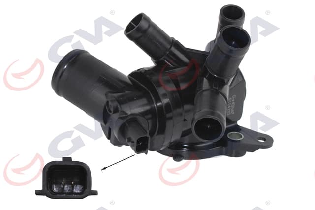 GVA TERMOSTAT 95 C KOMPLE RENAULT CLIO IV 12 CAPTUR 13 MEGANE IV 15 DACIA DUSTER 13 DOKKER 12 NISSAN QASHQAI II J11 15 1.2 TCe H5F 110617089R-110619413R OEM: 110617089R-110619413R - GVA 5114232 kodlu oto yedek parça