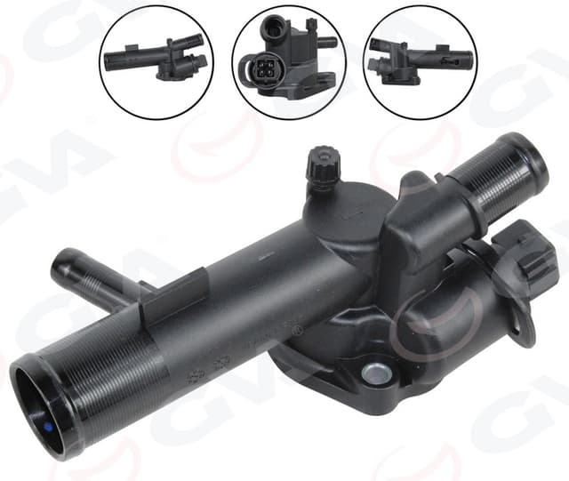 GVA TERMOSTAT 89C KOMPLE / MÜŞÜRLÜ RENAULT CLIO-MEGANE-KANGOO-LOGAN 1.5dCi OEM: 8200954285-8200244402-8200374994 - GVA 5114239 kodlu oto yedek parça