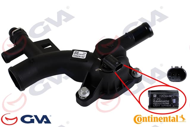 GVA TERMOSTAT GÖVDESİ FLANŞI MÜŞÜRLÜ INSIGNIA A-MOKKA-ASTRA J-CORSA D-E CRUZE-AVEO T300 A14-B14NET OEM: 25193922-1338489-1338030-55565334 - GVA 5190050OE kodlu oto yedek parça