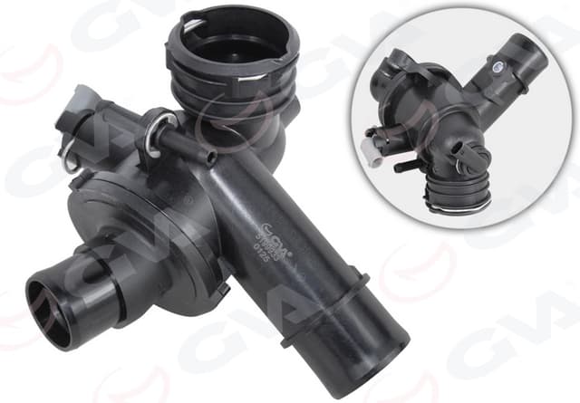 GVA TERMOSTAT 95 C MERCEDES OM651 W204 W212 W221 W222 C218 X218 W166 W639 W447 B906 OEM: A6512002800 - GVA 5199933 kodlu oto yedek parça