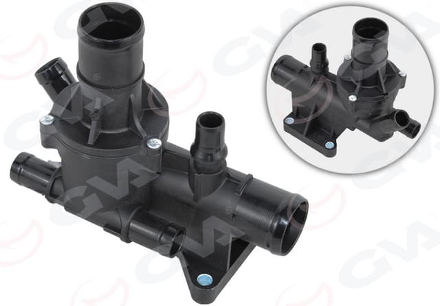 GVA TERMOSTAT 80 C MERCEDES OM622 OM626 W205 W447 . RENAULT R9M 1.6 dCi MEGANE SCENIC FLUENCE SOKULEBI LIR KAPAKLI OEM: A6262000115-110617671R - GVA 5199952 kodlu oto yedek parça