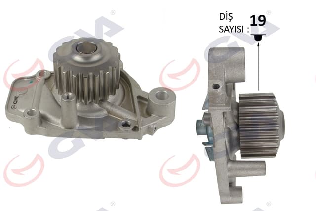 GVA DEVİRDAİM HONDA CIVIC IV-V 1.3-1.4-1.5-1.6 87-97 -CONCERTO-CRX 87-92 -ROVER 200-400 OEM: 19200P01004-19200PM3003-GWP2163 - GVA 5292123 kodlu oto yedek parça
