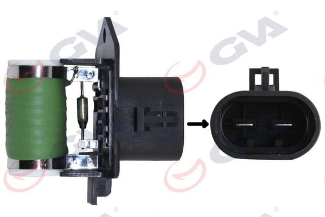 GVA KALORİFER FAN REZİSTANSI GRANDE PUNTO-LINEA 55702180 OEM: 55702180 - GVA 5321811 kodlu oto yedek parça