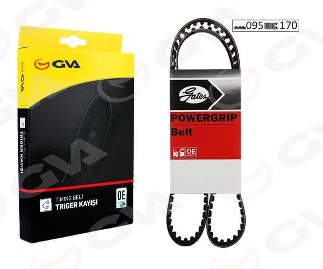 GVA TRİGER KAYIŞI 095x170 MEGANE I 96 CLIO 91 98 KANGOO 97 1.2 1.4 1.6 7700736969 OEM: 7700736969 - GVA 58095170 kodlu oto yedek parça