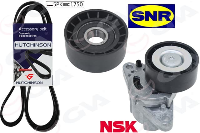 GVA ALTERNATÖR GERGİ KİTİ KÜTÜKLÜ CLIO II-KANGOO-MEGANE I-SCENIC I-LOGAN 1.4-1.6 16V KLİMALI HİDR K015PK1750 OEM: 7701477521-7701477517 - GVA 59A1107 kodlu oto yedek parça