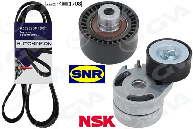 GVA ALTERNATÖR GERGİ KİTİ KÜTÜKLÜ P206-XSARA 1.4HDİ-P407-BERLINGO-C5- 1.6 HDİ KLİMALI K026PK1708 OEM: 5750.VQ-5750.YA-5750.XR-1613844280 - GVA 59A4325 kodlu oto yedek parça