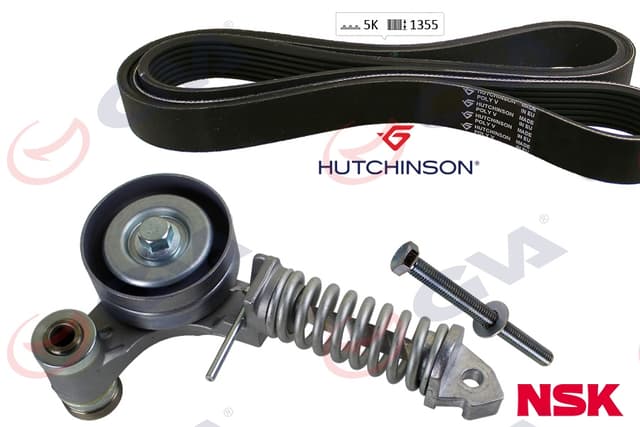 GVA ALTERNATÖR GERGİ KİTİ ASTRA H-CORSA C-D 1.2-1.4 K015PK1355 OEM: 1340671-6340553-1340551-1340550 - GVA 59A9020 kodlu oto yedek parça