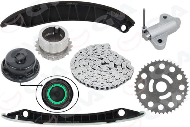 GVA EKSANTRİK ZİNCİR SETİ TRAFIC III 19> OPEL VİVARO B 19> 2.0dCi M9R 7 PARÇA OEM: 130C14807R - GVA 59C1911 kodlu oto yedek parça