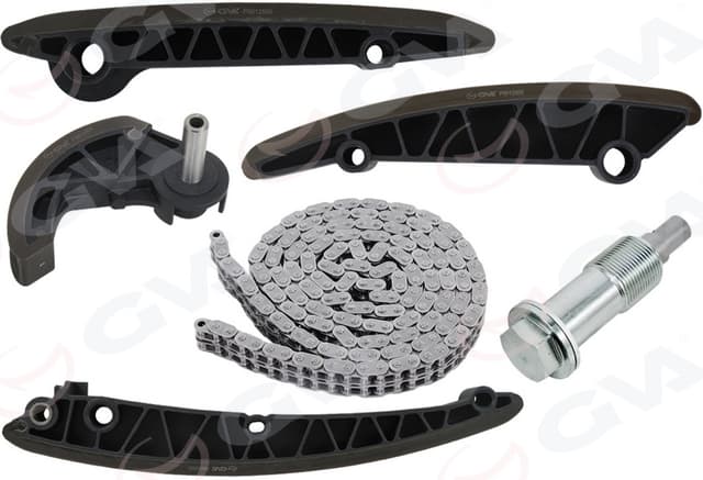 GVA EKSANTRIK ZINCIR SETI MERCEDES OM642 W203 W204 C218 W212 W221 W639 B906 IKILI OEM: A0009936376-A6420500311-A6420502700 - GVA 59C9910 kodlu oto yedek parça