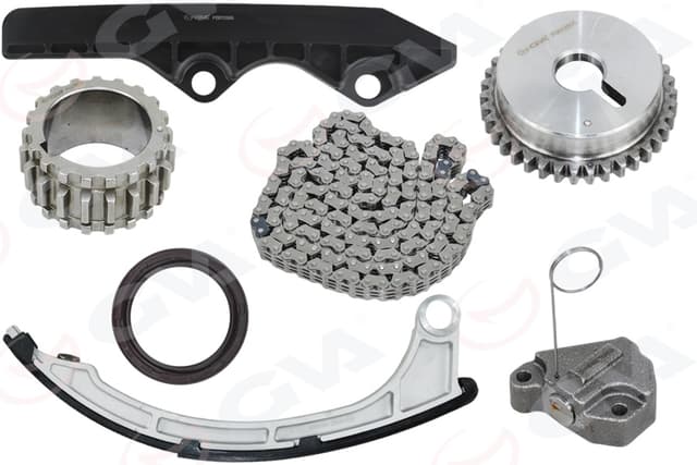 GVA EKSANTRİK ZİNCİR SETİ NISSAN MICRA 1.2L 1.4L CR12DE CR14DE K12 02-10 / NOTE 1.4L CR14DE E11 06-12 OEM: 13028AX001-13070BX000-13085BX000 - GVA 59C9933 kodlu oto yedek parça