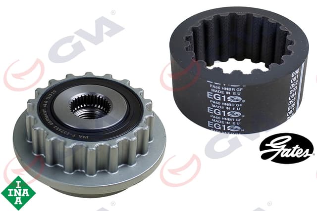GVA KLİMA VE DİREKSİYON POMPA KİTİ EG1 TRANSPORTER T5 2.5 TD-TOUAREG 2.5 TDI AXD-BPJ OEM: 070903201C-070903201E-070903327D - GVA 59K7580 kodlu oto yedek parça