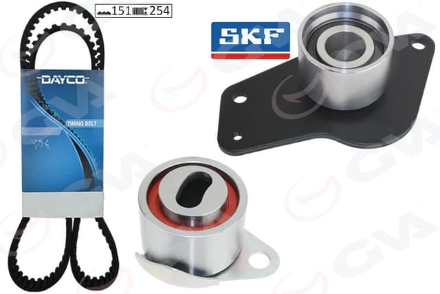 GVA EKSANTRİK GERGİ KİTİ RENAULT CLIO 91 98 EXPRESS 91 98 1.9D F8Q 151x254 7701469774 OEM: 7701469774 - GVA 59T1402 kodlu oto yedek parça