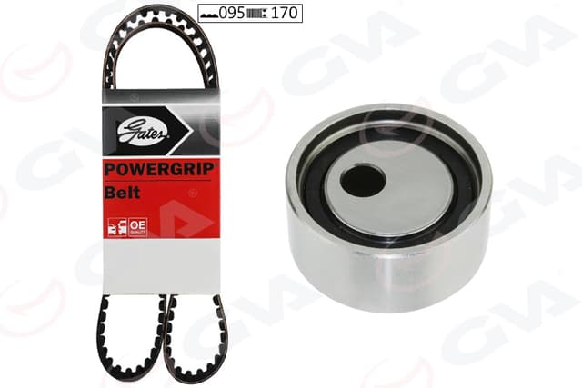 GVA EKSANTRİK GERGİ KİTİ RENAULT CLIO I 90 98 R19 88 95 MEGANE I 96 99 095x170 1.2-1.4-1.6 OEM: 7701472726-7701469833-1307700QAD - GVA 59T1411 kodlu oto yedek parça