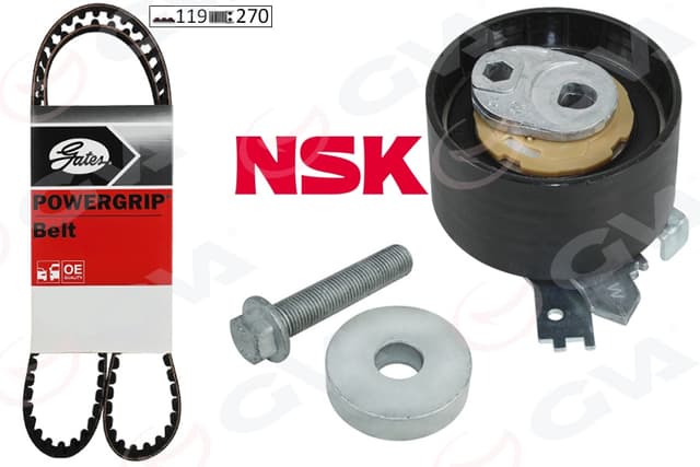 GVA TRIGER SETI MERCEDES OM607 W176 W246 C117 W415 X156 . RENAULT CLIO IV 12 SYMBOL III 13 FLUENCE 09 MEGANE IV 15 SANDERO II 12 DUSTER 10 QASHQAI II 13 JUKE 10 1.5 dCi K9K EURO 5 119 DIS G:27mm OEM: A6079930597-130C14613R-130C11508R - GVA 59T1420G kodlu oto yedek parça