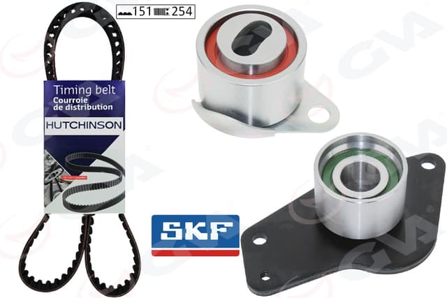 GVA EKSANTRİK GERGİ KİTİ 151x254 CLIO I-II 97 KANGOO 97 EXPRES 97 1.9D F8Q OEM: 7701471866-7701476884 - GVA 59T1615 kodlu oto yedek parça