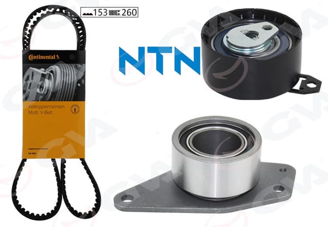 GVA EKSANTRİK GERGİ KİTİ 153x260 LAGUNA I 1.9DTI 97-01 -SCENIC ESPACE III 1.9DTI 99-03 F9Q K015561XS OEM: 7701472645-7701473672-7701473837 - GVA 59T1821 kodlu oto yedek parça