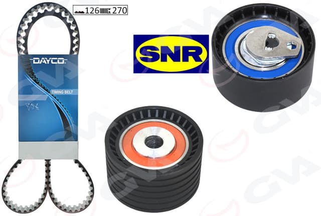 GVA EKSANTRİK GERGİ KİTİ 126x270 LAGUNA 2.0 16V F4R760 02-03 MEGANE 4/04 K025550XS OEM: 130C11321R-130C13130R-7701477022 - GVA 59T1822OE kodlu oto yedek parça