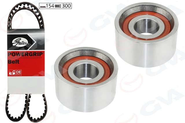 GVA EKSANTRİK GERGİ KİTİ 154x300 MASTER 98-01 -DUCATO 97-06 -BOXER 00- 2.8HDI-2.8DTI K015495XS OEM: 4501807-9162107-7701471774 - GVA 59T1903G kodlu oto yedek parça