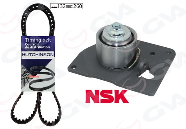 GVA EKSANTRİK GERGİ KİTİ 132x260 MASTER II-TRAFIC II-LAGUNA II 1.9DCI 01- -MOVANO-VIVARO 01- F9Q OEM: 7701477048-4430891-1680600QAF - GVA 59T1905 kodlu oto yedek parça