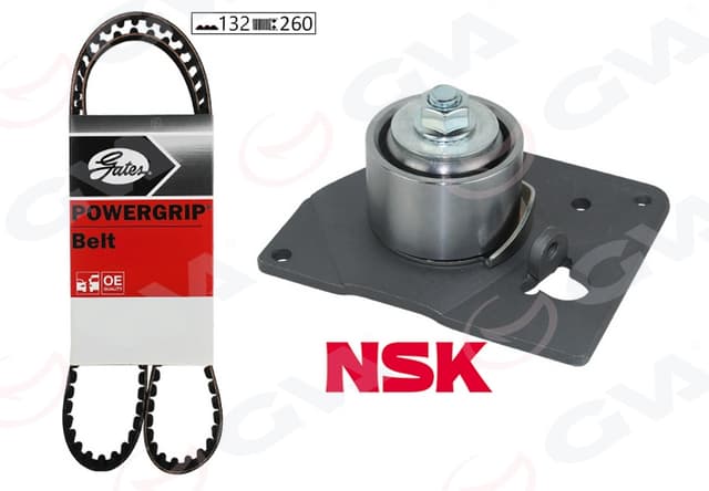 GVA EKSANTRİK GERGİ KİTİ 132x260 MASTER II-TRAFIC II-LAGUNA II 1.9DCI 01- -MOVANO-VIVARO 01- F9Q OEM: 7701477048-4430891-1680600QAF - GVA 59T1905G kodlu oto yedek parça