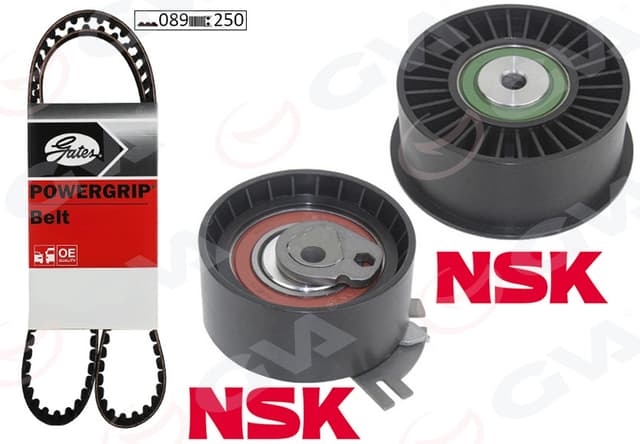 GVA EKSANTRİK GERGİ KİTİ 089x250 MASTER II-MOVANO-LAGUNA II 01 TRAFIC II 03 2.2DTI-2.5CDTI OEM: 4431762-7701477380-1680600QAG - GVA 59T1906G kodlu oto yedek parça