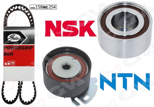 GVA EKSANTRİK GERGİ KİTİ 158x254 BRAVA 95-01 -DOBLO 01- -PALIO-ALBEA 96- -MAREA 97-02 1.6 K015432XS OEM: 71736715-55171442-55176303 - GVA 59T2140G kodlu oto yedek parça