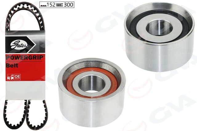 GVA EKSANTRİK GERGİ KİTİ 152x300 DUCATO-JUMPER-BOXER-MOVANO-MASTER I-II-TRAFIC 2.5D-2.8HDI K015334XS OEM: 7701471770-7701471771-71736720 - GVA 59T2715G kodlu oto yedek parça