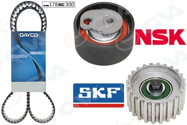 GVA EKSANTRİK GERGİ KİTİ 178x300 DUCATO 2.3D- JTD 06 DAILY II-III 02 F1AE0481C DAYCO KAYIŞ OEM: 71736716 - GVA 59T2917D kodlu oto yedek parça