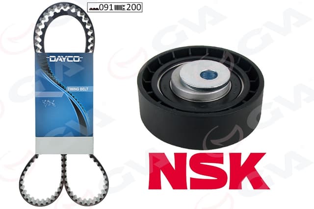 GVA TRİGER SETİ TEFLONLU KAYIŞ CONNECT 2002 2013 1.8 TDCİ KTB 470 OEM: 2T1Q6M260AA-2T1Q6M000A1A-T180480 - GVA 59T3521 kodlu oto yedek parça