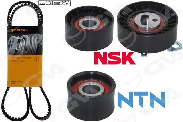 GVA EKSANTRİK GERGİ KİTİ ESCORT V-VI-VII 92 FIESTA III 92-95 -MONDEO 93-96 1.6i 16V-1.8i 2.0 K035360XS CLX ZETEC OEM: 1108759-1112530-YS7J6268AB - GVA 59T3835 kodlu oto yedek parça