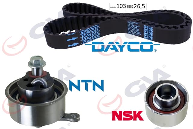 GVA TRIGER SETI FORD RANGER 2.5-MAZDA BT-50 2.5 4x4 07 11 OEM: 6M34 8A615 AA-1449044-WE0112700 - GVA 59T3945 kodlu oto yedek parça