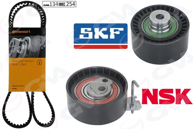 GVA EKSANTRİK GERGİ KİTİ P206-207-307-308-PARTNER-C2-C3-C4-XSARA-BERLINGO 1.6-1.6 16V TU5JP4 K025581XS DFM SUCCE 1.6 16V 09-13 TU5JP4 OEM: 0831.L3-0831.L2-0831.R9 - GVA 59T4324C kodlu oto yedek parça