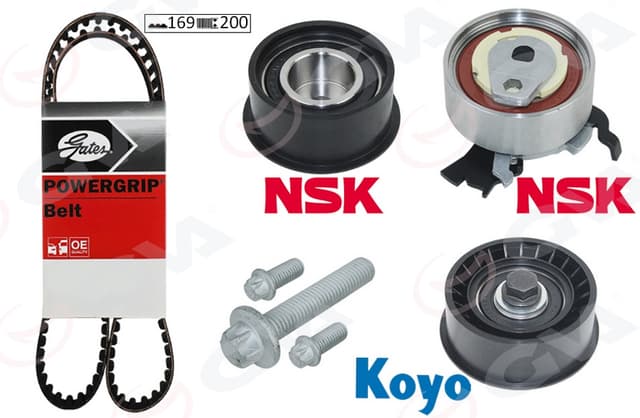 GVA EKSANTRİK GERGİ KİTİ 169x200 ASTRA F-CORSA B-VECTRA B 1.4i-1.6i-1.8i 16V X14XE-X16XEL-X18XE OEM: 95516734-1606274-93180219-1629061 - GVA 59T9003 kodlu oto yedek parça